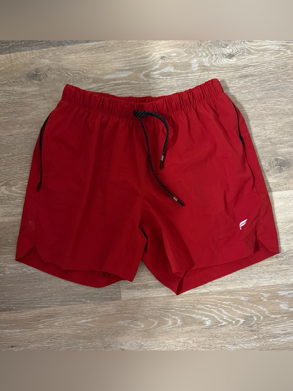 Fabletics Red Men's Athletic Training Shorts